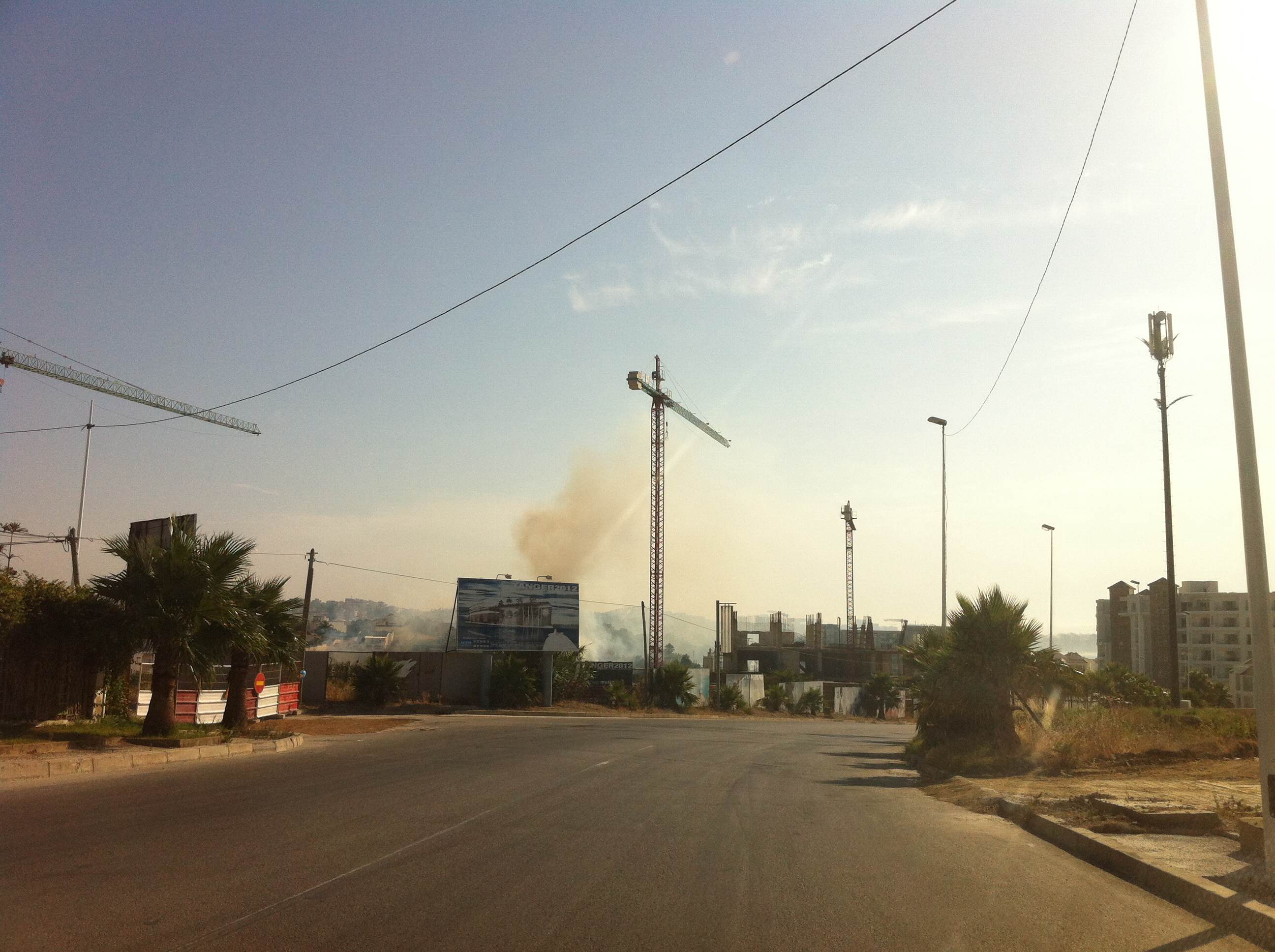 اندلاع حريق قرب كازينو مالاباطا بطنجة