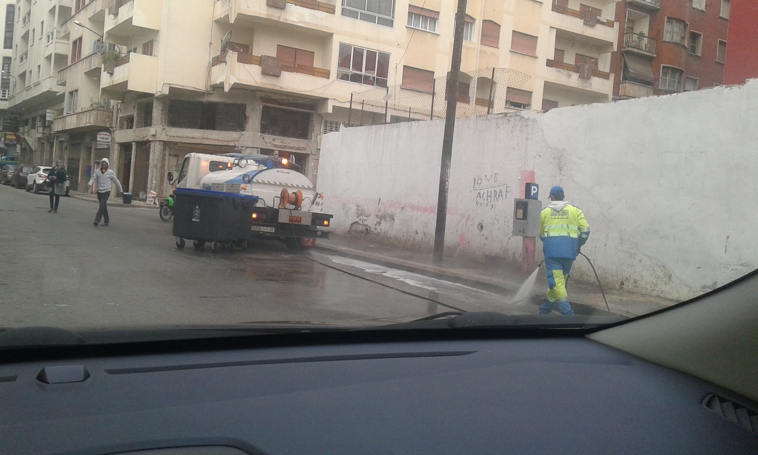 جهد محمود لشركة النظافة بطنجة 
