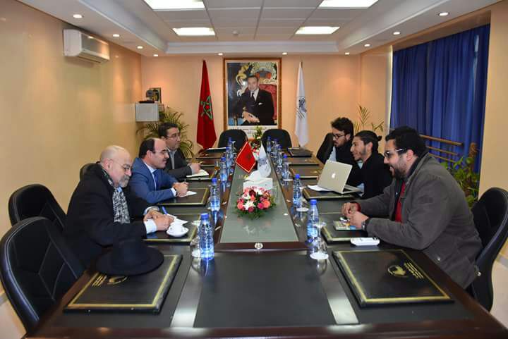 إلياس العماري يستقبل منظمي المهرجان الدولي للرقص المعاصر !! 