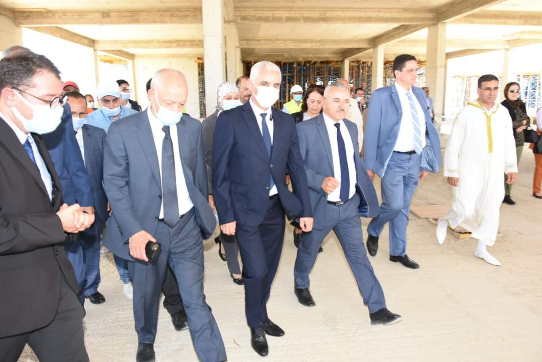 وزان : والي الجهة يتفقد ورش بناء المركز الاستشفائي 