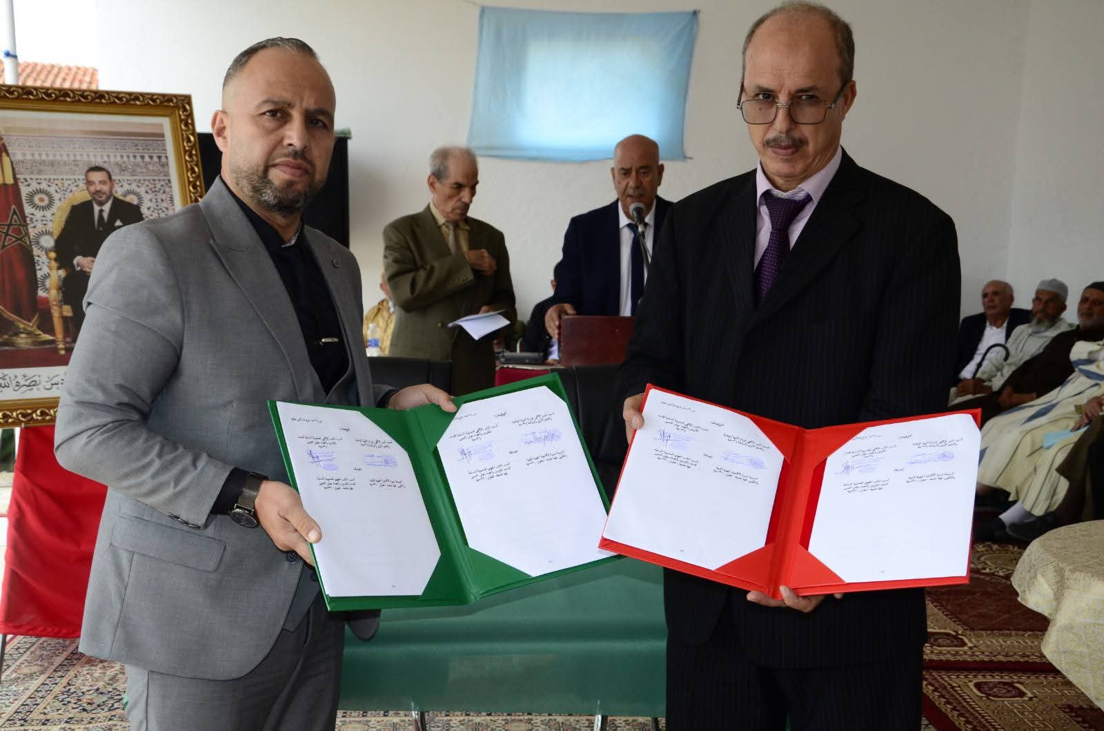 توقيع اتفاقية شراكة بين المديرية الإقليمية للتربية والتكوين والمندوبية الإقليمية لقدماء المقاومين وأعضاء جيش التحرير بالحسيمة .