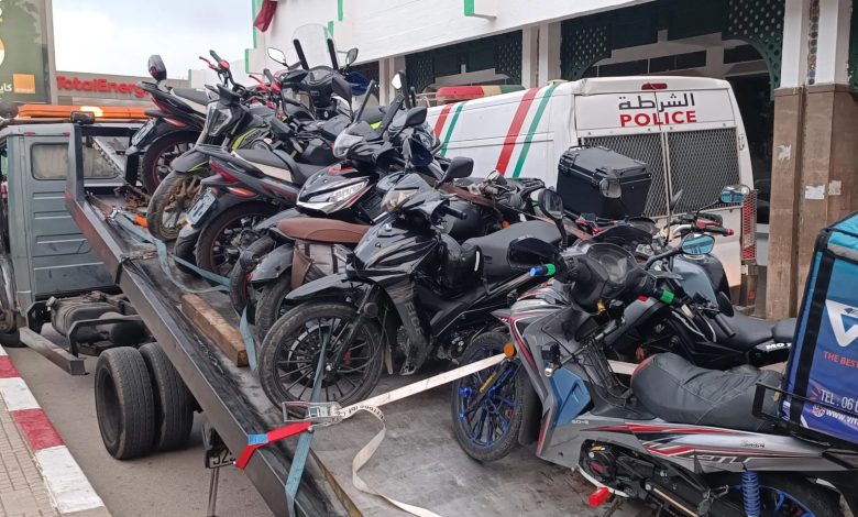 حملة واسعة بطنجة لضبط الدراجات النارية.. حجز ومحاضر قانونية بحق المخالفين